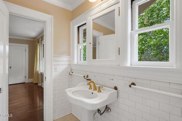 Bathroom, Interior, Wood Texture Flooring