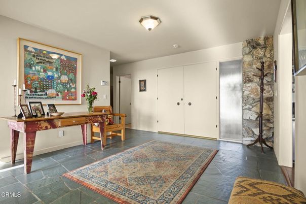 Home Office, Interior, Stone Walls