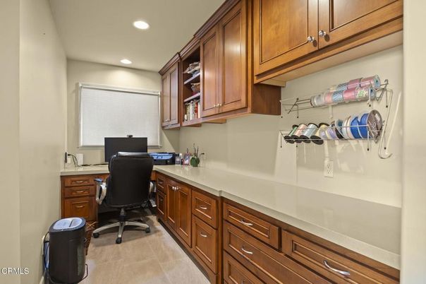 Home Office, Interior, Recessed Lighting