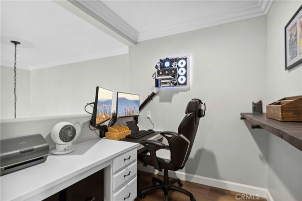 Home Office, Interior, Wood Texture Flooring