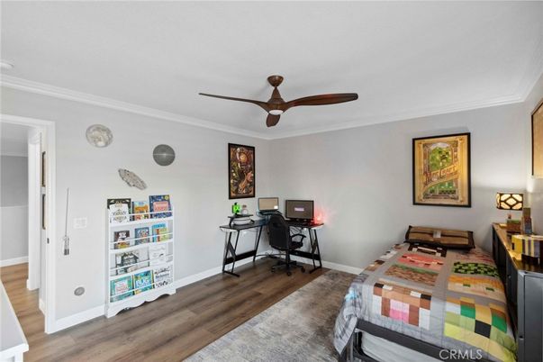 Bedroom, Home Office, Interior, Wood Texture Flooring