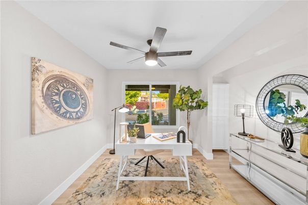 Home Office, Interior, Wood Texture Flooring
