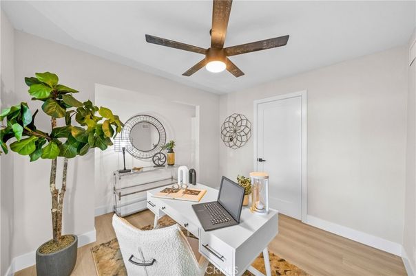 Home Office, Interior, Wood Texture Flooring