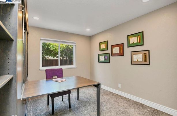 Home Office, Interior, Recessed Lighting