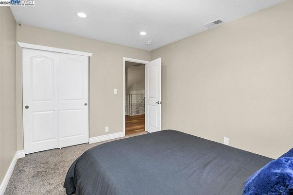 Bedroom, Interior, Recessed Lighting