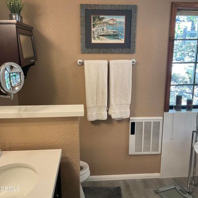 Bathroom, Interior, Wood Texture Flooring