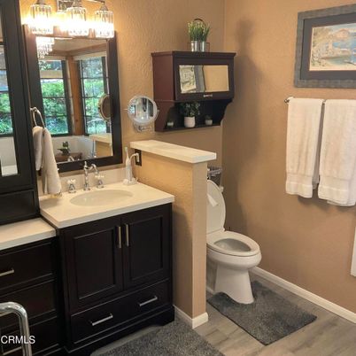 Bathroom, Interior, Wood Texture Flooring