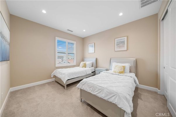 Bedroom, Interior, Recessed Lighting
