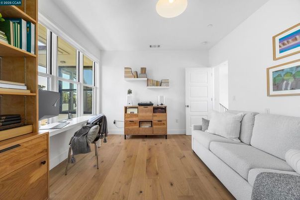 Home Office, Interior, Wood Texture Flooring