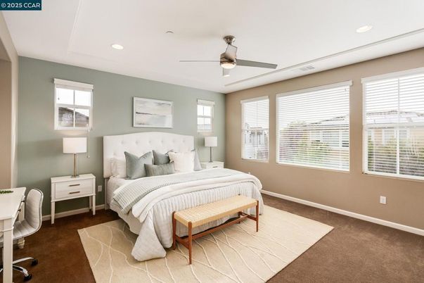 Bedroom, Interior, Recessed Lighting