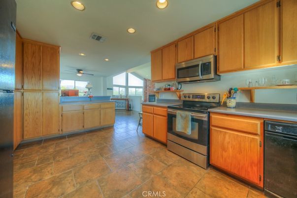 Interior, Kitchen, Recessed Lighting, Stainless Steel Appliances