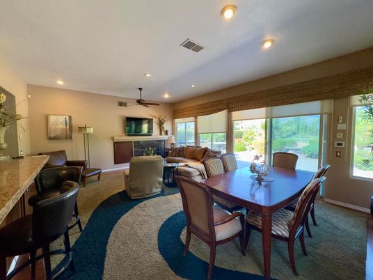 Dining room, Interior, Living room, Recessed Lighting