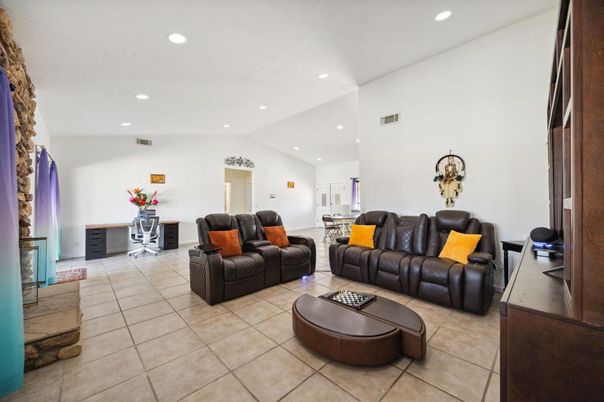 Interior, Living room, Recessed Lighting