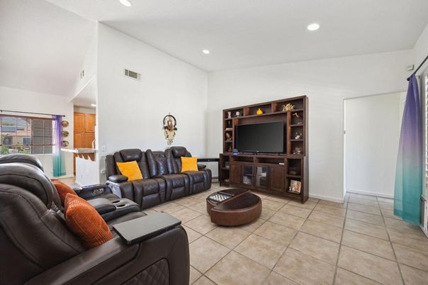 Interior, Living room, Recessed Lighting