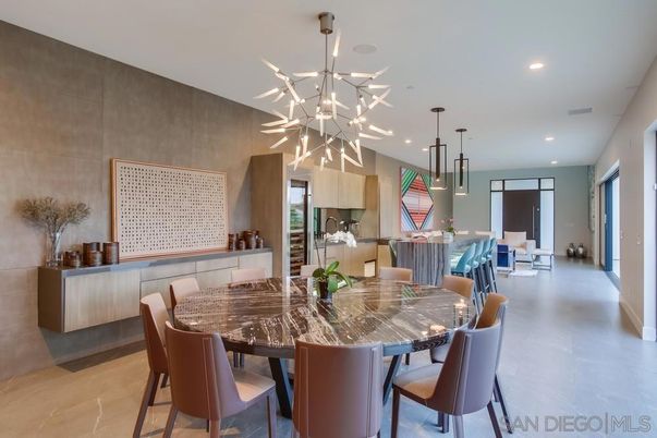 Dining room, Interior, Kitchen, Pendant Lights, Recessed Lighting
