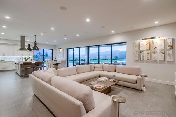 Dining room, Interior, Kitchen, Living room, Pendant Lights, Recessed Lighting