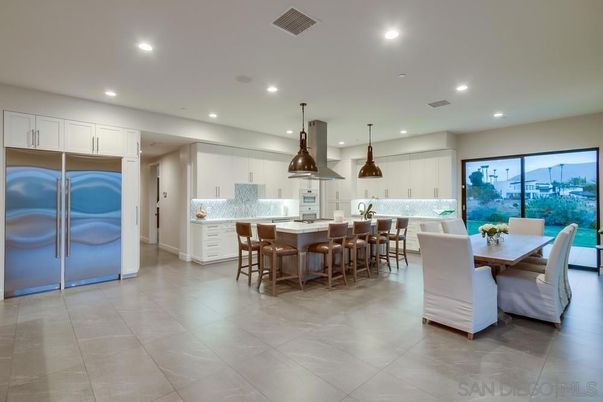Dining room, Interior, Kitchen, Pendant Lights, Recessed Lighting, Stainless Steel Appliances
