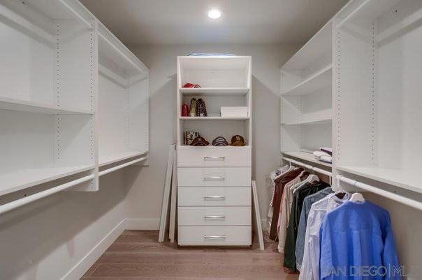 Interior, Recessed Lighting, Walk-in Closets, Wood Texture Flooring