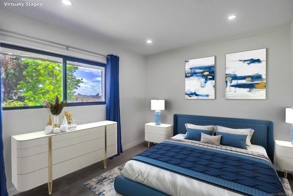 Bedroom, Interior, Recessed Lighting