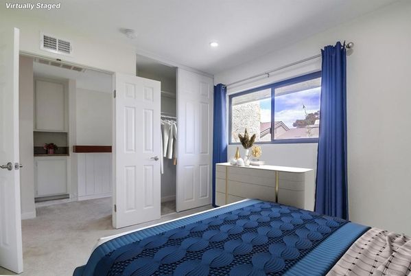 Bedroom, Interior, Recessed Lighting