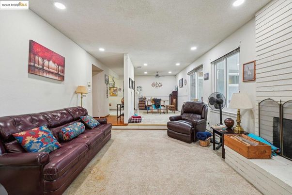 Interior, Living room, Recessed Lighting