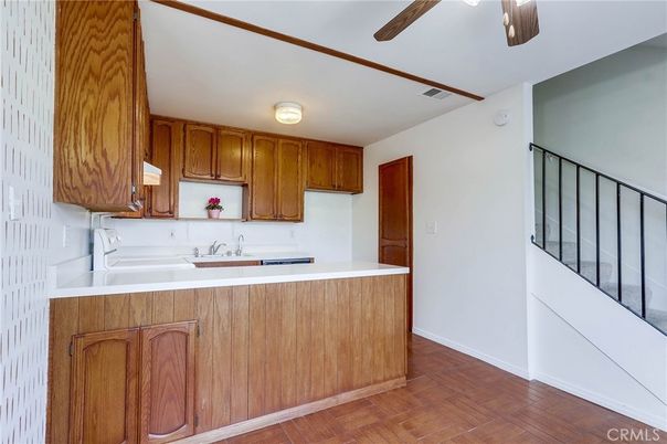 Interior, Kitchen, Wood Texture Flooring