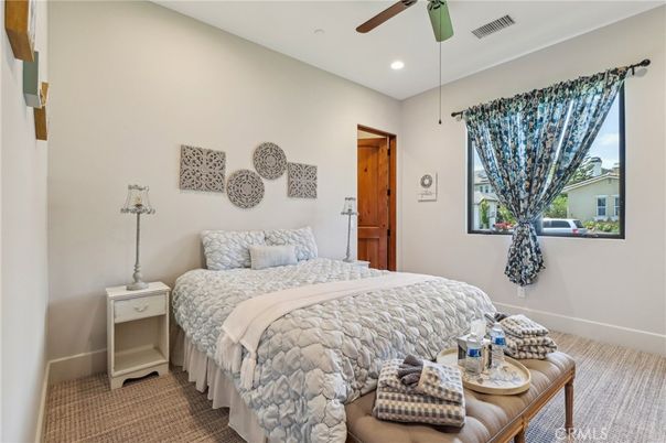 Bedroom, Interior, Recessed Lighting
