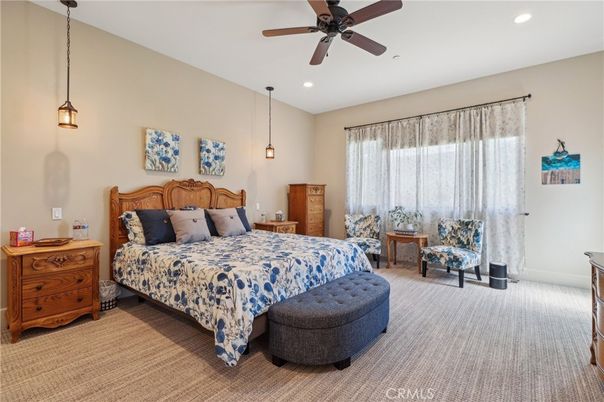Bedroom, Interior, Pendant Lights, Recessed Lighting
