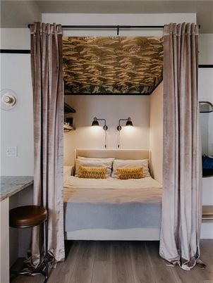 Bedroom, Interior, Wood Texture Flooring