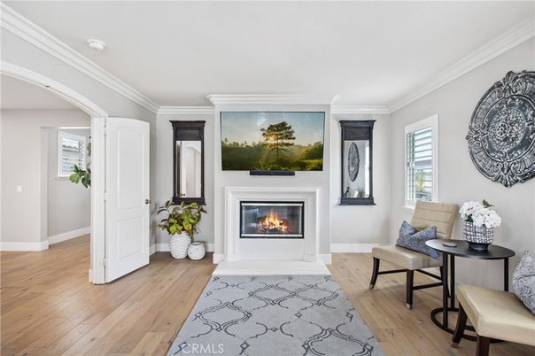 Fireplace, Interior, Wood Texture Flooring