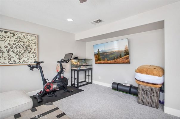 Fitness Equipment, Interior, Recessed Lighting
