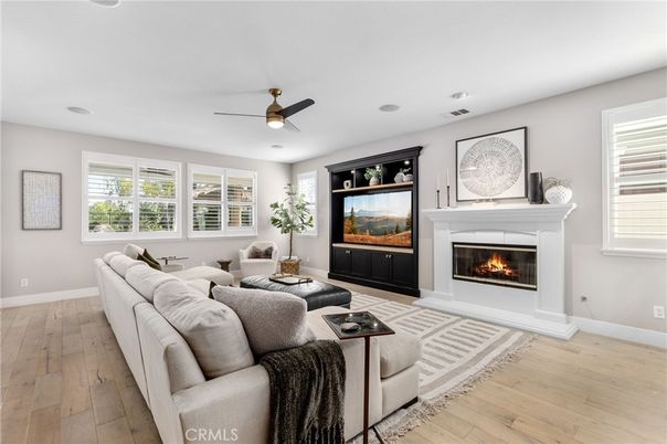 Fireplace, Interior, Living room, Wood Texture Flooring