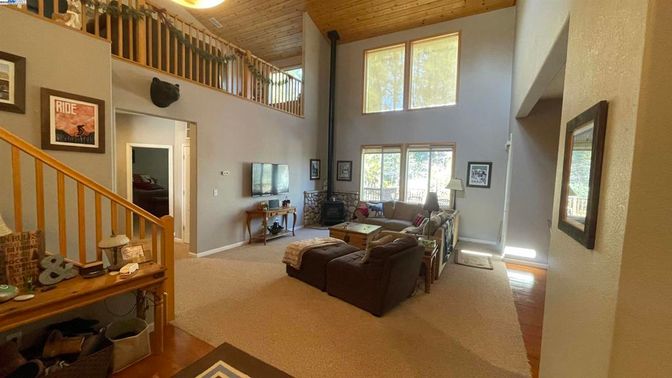 Interior, Living room, Wooden Ceilings, Wood Texture Flooring