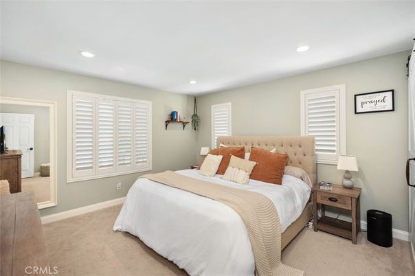 Bedroom, Interior, Recessed Lighting
