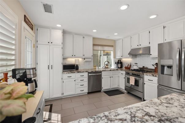 Interior, Kitchen, Recessed Lighting, Stainless Steel Appliances