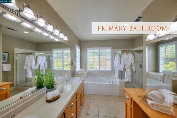 Bathroom, Dual Sink Vanities, Interior, Tile Countertops