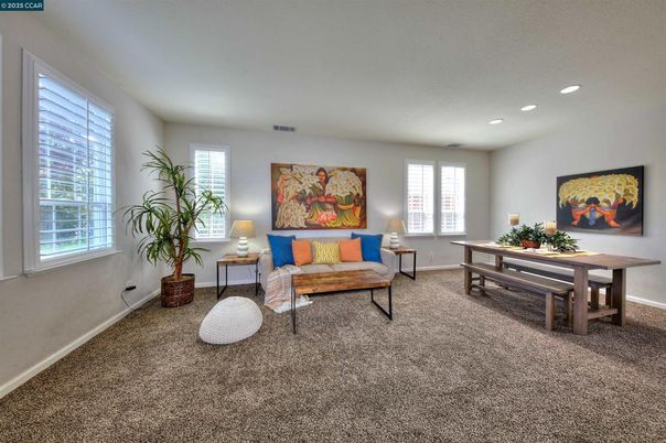 Dining room, Interior, Living room, Recessed Lighting