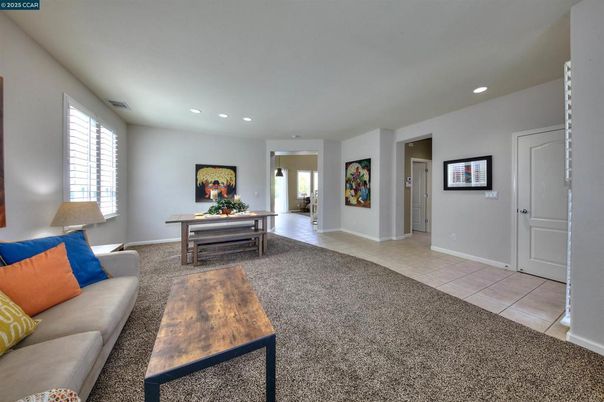 Interior, Living room, Recessed Lighting