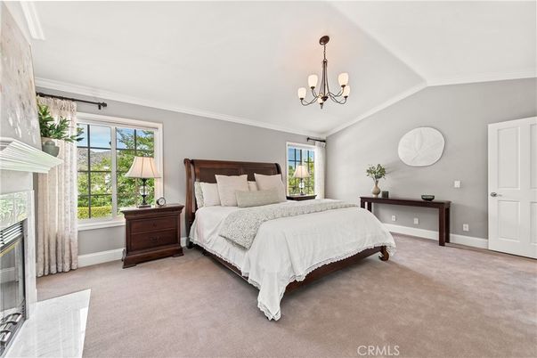 Bedroom, Chandelier, Interior