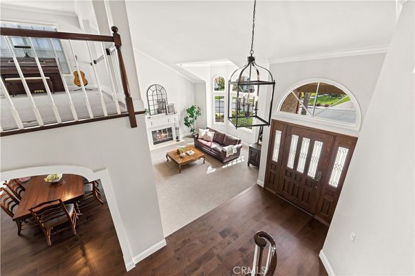 Dining room, Fireplace, Interior, Living room, Pendant Lights, Wood Texture Flooring