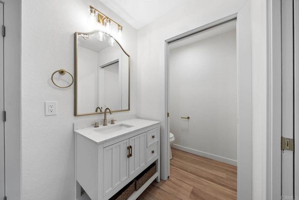 Bathroom, Interior, Wood Texture Flooring