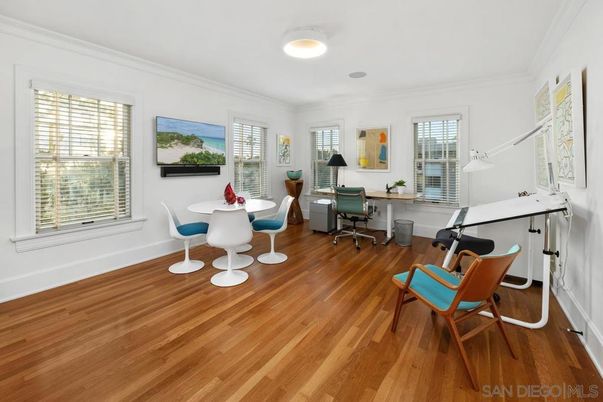 Home Office, Interior, Wood Texture Flooring