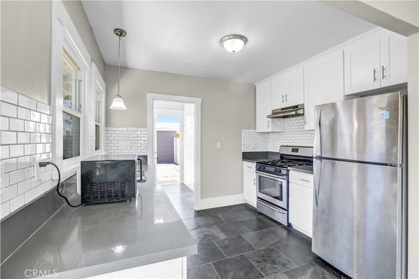 Interior, Kitchen, Pendant Lights, Stainless Steel Appliances