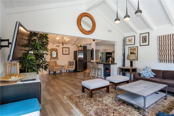 Chandelier, Interior, Kitchen, Living room, Pendant Lights, Wood Texture Flooring