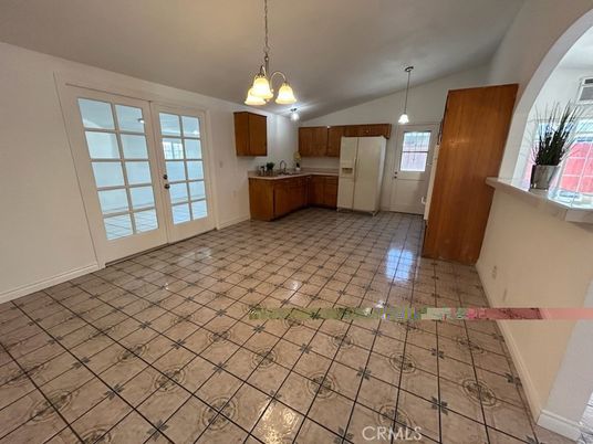 Empty room, Interior, Kitchen, Pendant Lights