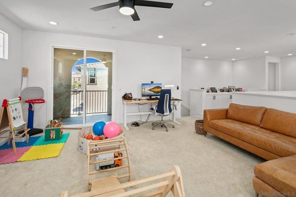 Home Office, Interior, Recessed Lighting