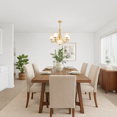 Chandelier, Dining room, Interior