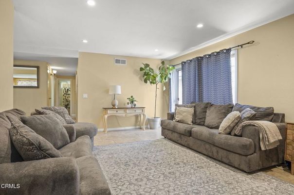 Interior, Living room, Recessed Lighting