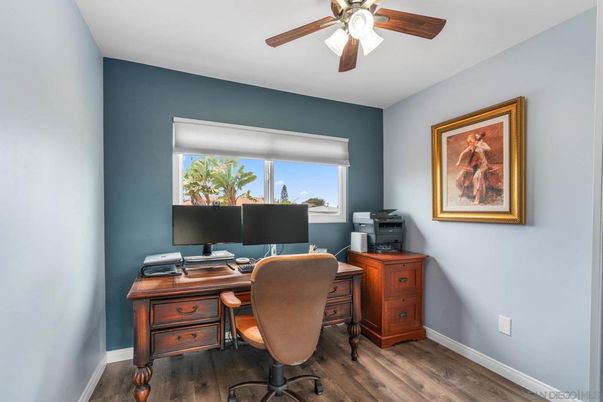 Home Office, Interior, Wood Texture Flooring