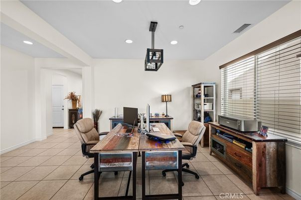 Home Office, Interior, Recessed Lighting